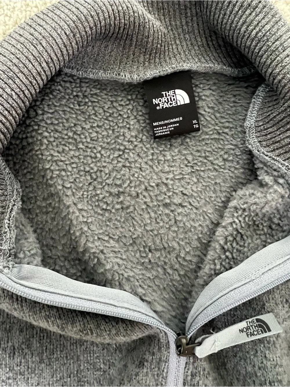The North Face Men's Gray Half-Zip Sweater